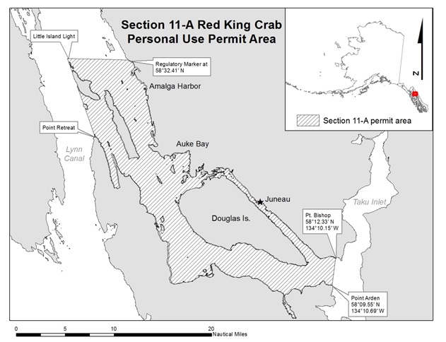 JUNEAU AREA PERSONAL USE RED AND BLUE KING CRAB FISHERY